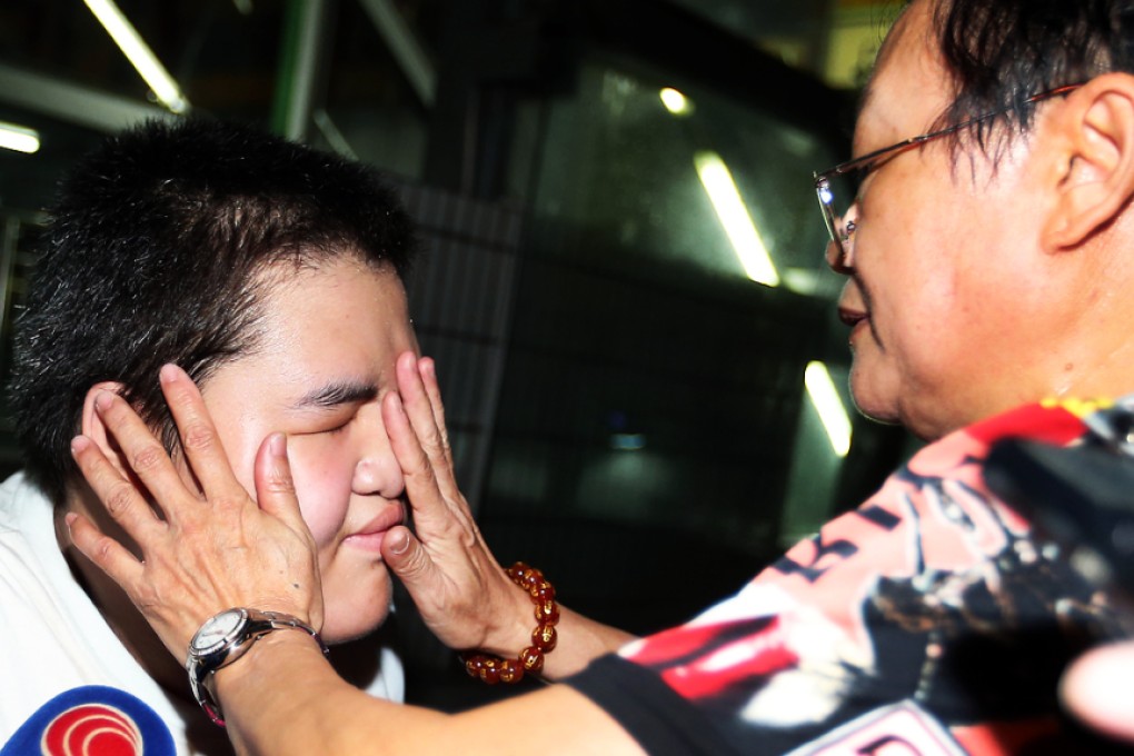 The boy and his grandmother were followed to Shenzhen by a media pack. Photo: K.Y. Cheng