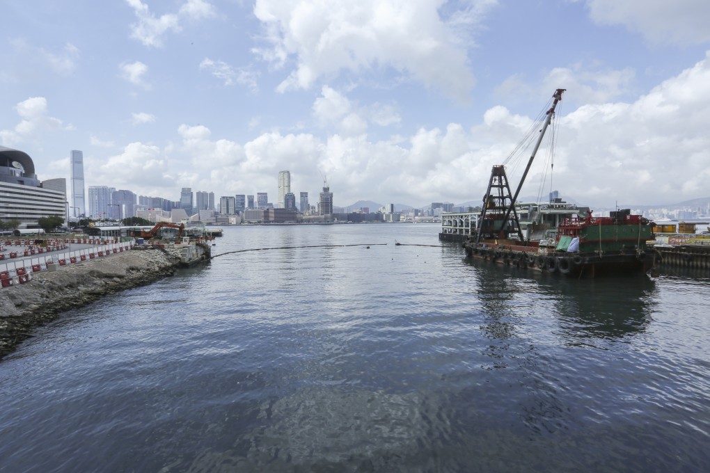 General shots of Wanchai ferry pier. This is the location that the HMS Tamar may well be lying, slightly off shore from this position. Photo: Jonathan Wong