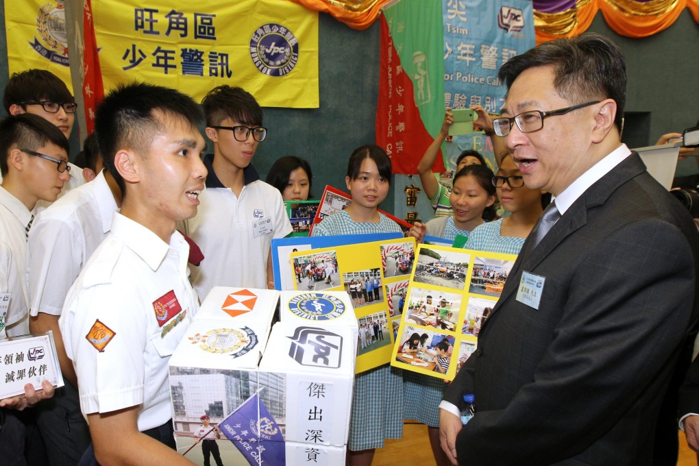 Police chief Stephen Lo (right) urged lawfulness. Photo: Franke Tsang