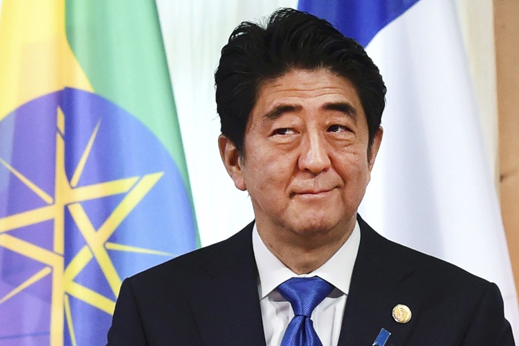 Japan's Prime Minister Shinzo Abe, pictured at the G7 summit this week, has been told to renew apologies for the country’s imperialist past. Photo: Reuters