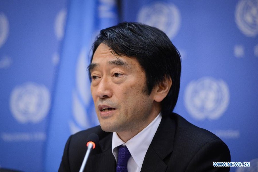 Yasuhisa Kawamura, spokesman for Japan's prime minister, says the government has not ruled out joining the bank. Photo: Xinhua