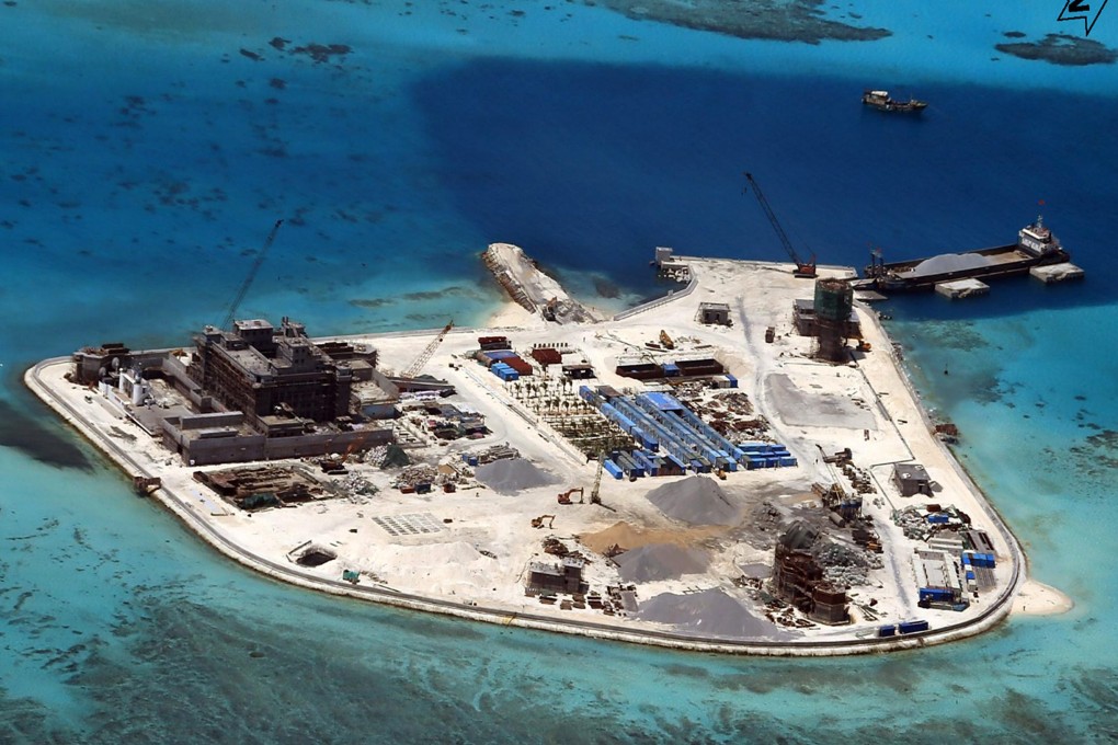 Leaders of the Group of Seven industrialised nations have expressed "strong opposition" to land reclamation in disputed waters in the South China Sea. Photo: EPA