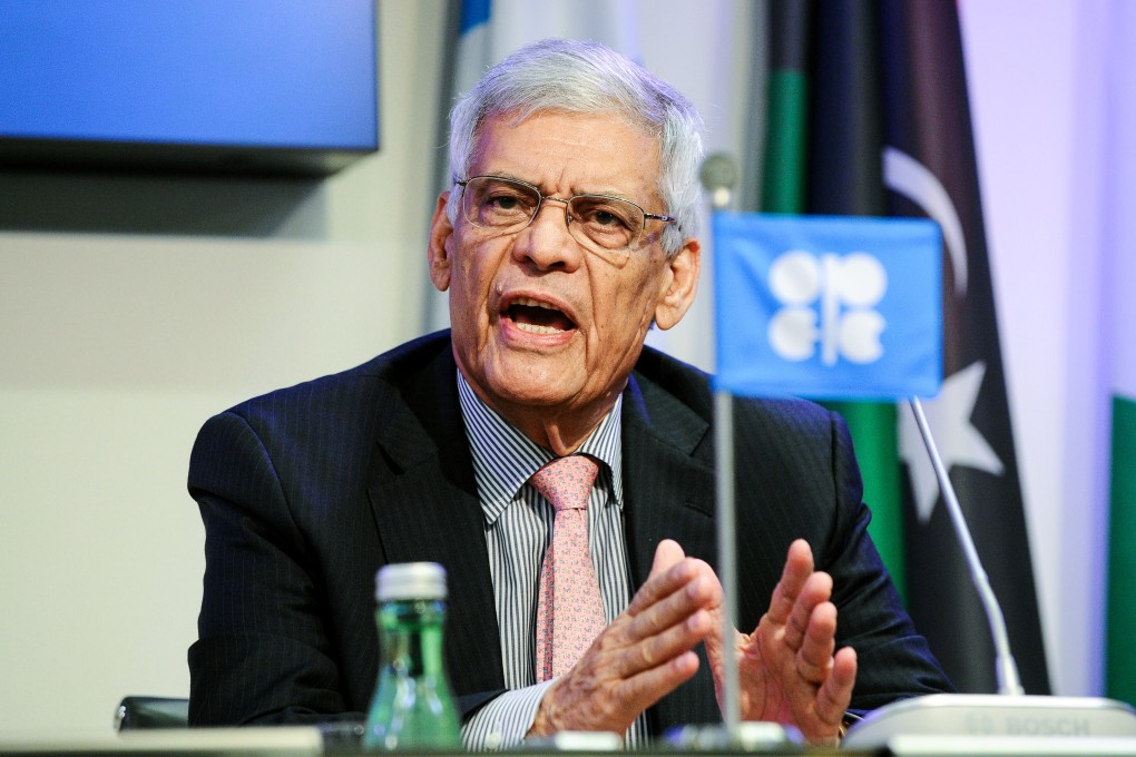 OPEC Secretary General Abdullah al-Badri speaks at a news conference in Vienna, Austria, as the organization adjusted to new realities in the oil market. Photo: Xinhua