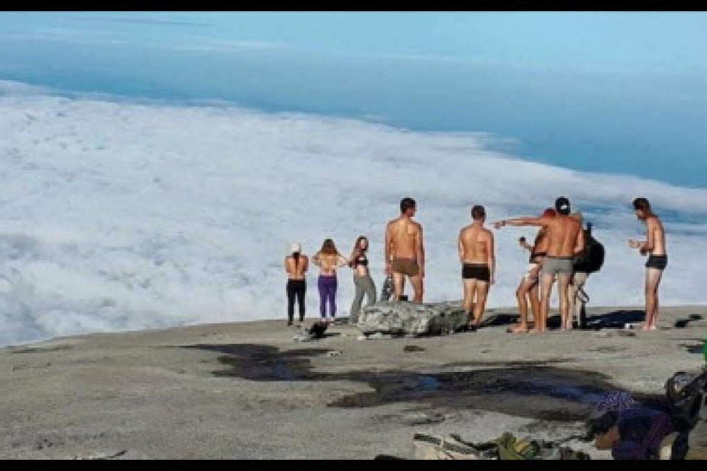 Canadian resident Emil Kaminski became infamous among the online community after posting this picture last week. It is not known if he has been detained. Photo: SCMP Pictures