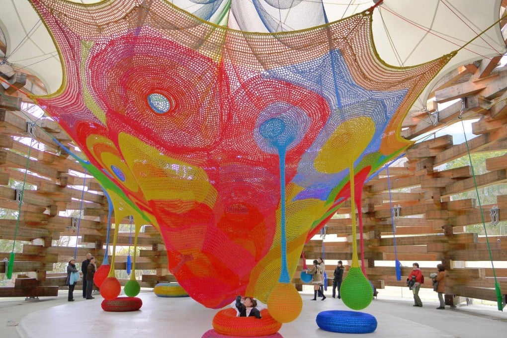 Woods of Net at the Hakone Open-Air Museum in Japan.
