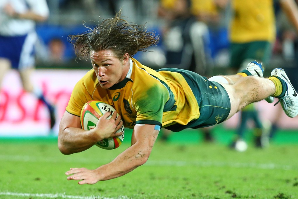 Michael Hooper took over the national captaincy last year when Stephen Moore suffered a  season-ending knee injury. Photos: AP