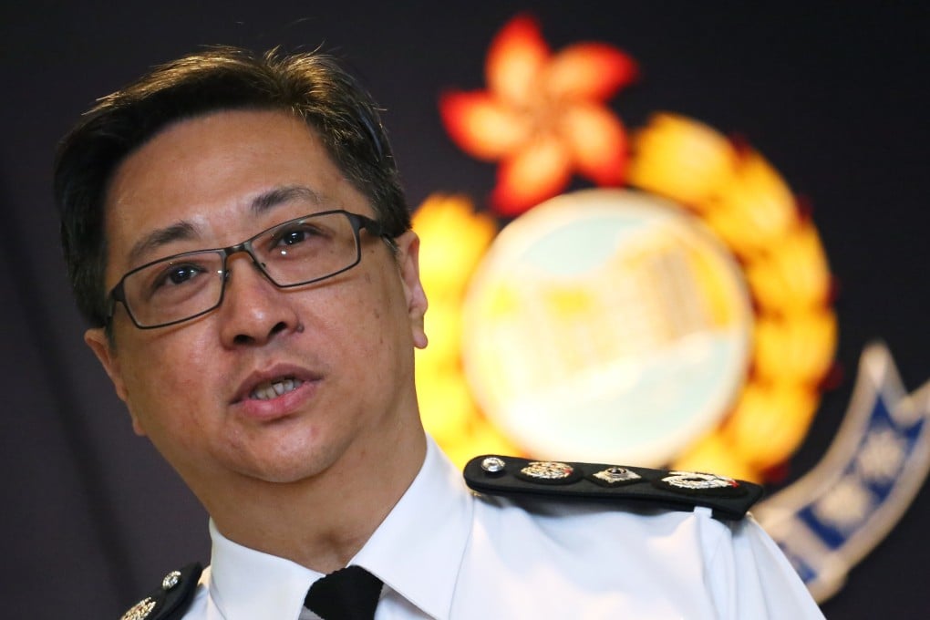 Newly appointed Commissioner of Police Stephen Lo Wai-chung speaks to the media on Monday. Photo: Felix Wong