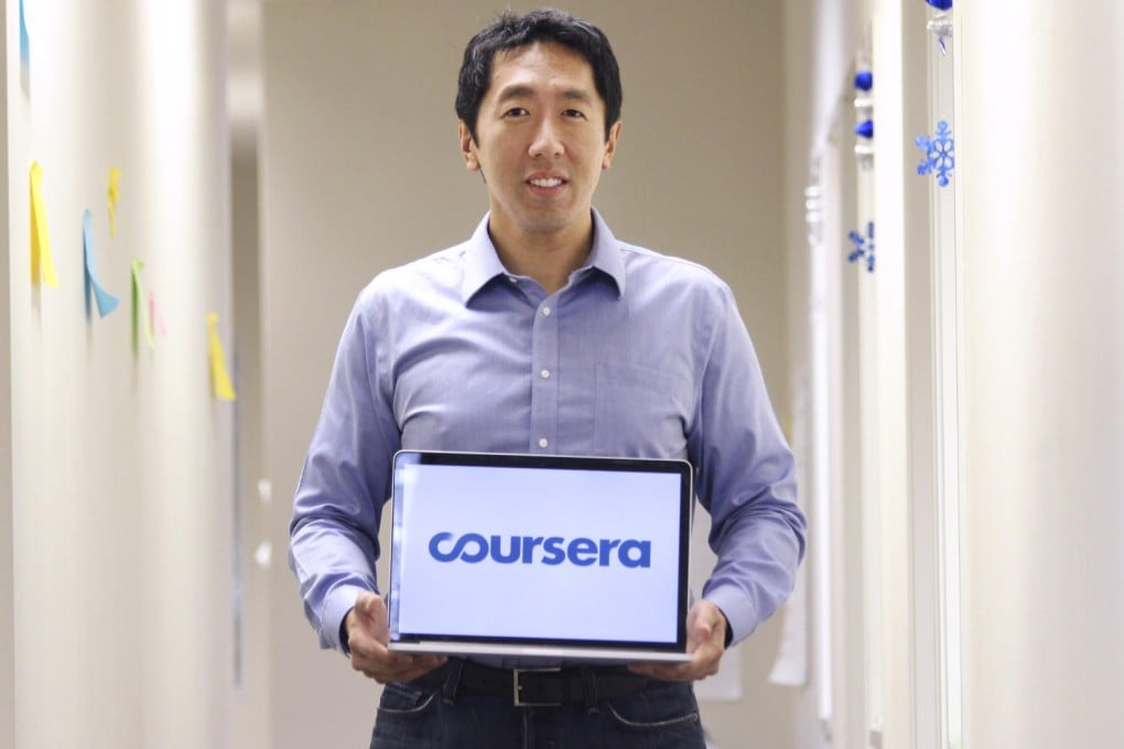 Andrew Ng, associate professor at Stanford, chief scientist of Baidu and chairman and co-founder of massive online open course platform Coursera.