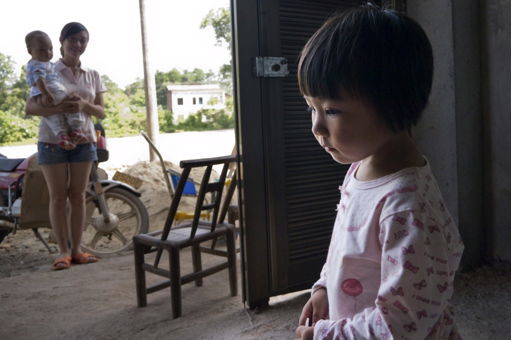 A file picture of two-year-old Xu Yilin, whose blood, according to her family in Dapu, has been shown to have almost three times the national limit for lead exposure in children. Photo: Reuters