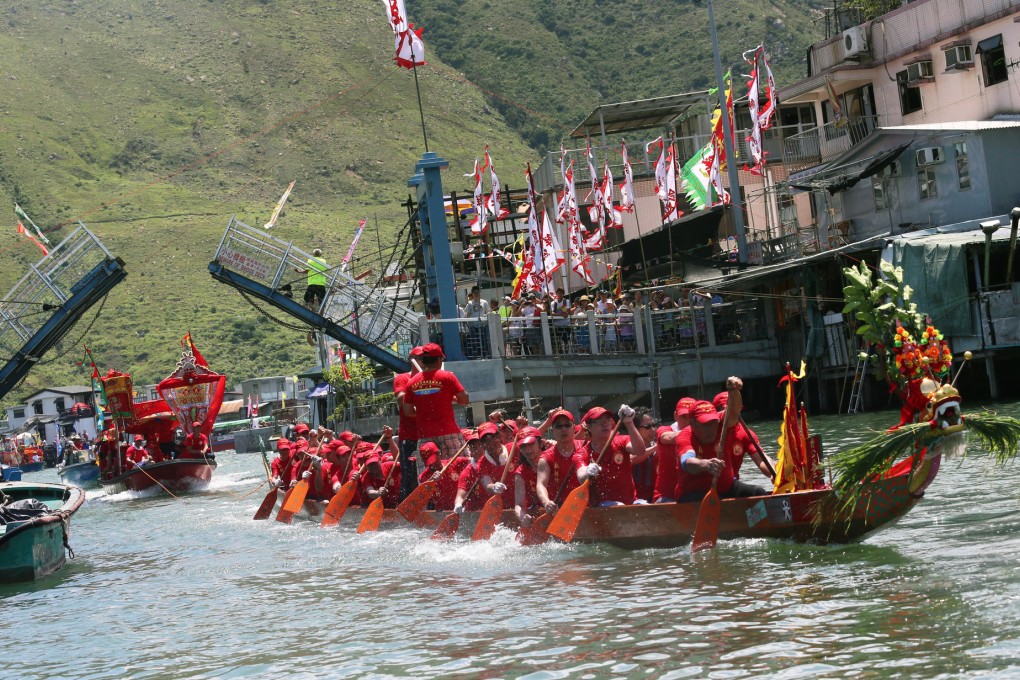 Dragon Boat Water Parade in Tai O last year.Photo: David Wong