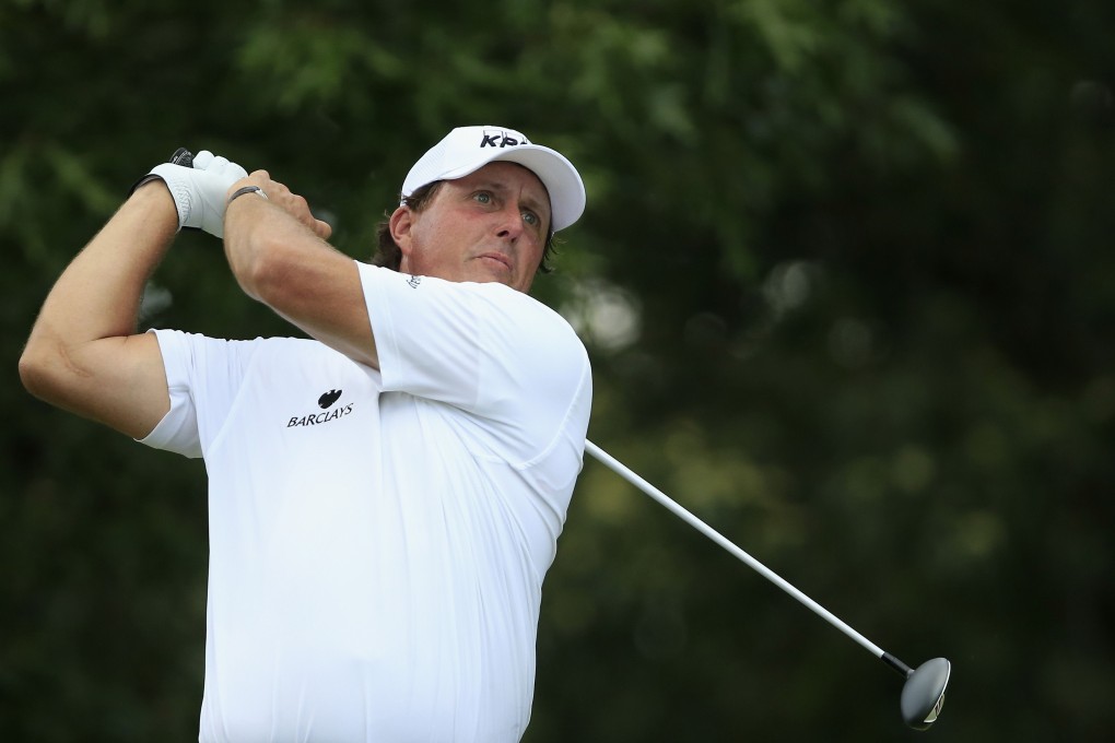 Phil Mickelson on his way to a final round of 65 in Memphis. Photo: AFP