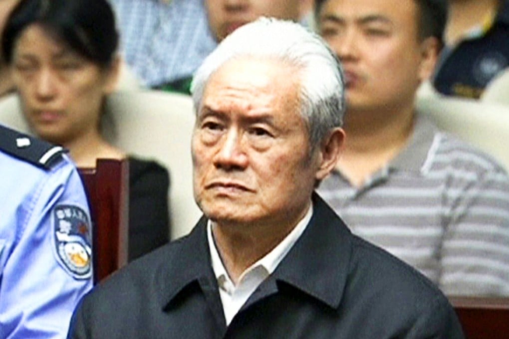 Zhou Yongkang at his trial on Thursday. Photo: Reuters