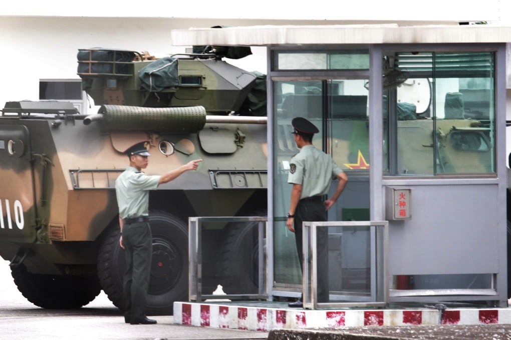 China's army the PLA is investigating illegally constructed barracks as part of a corruption probe. Photo: SCMP