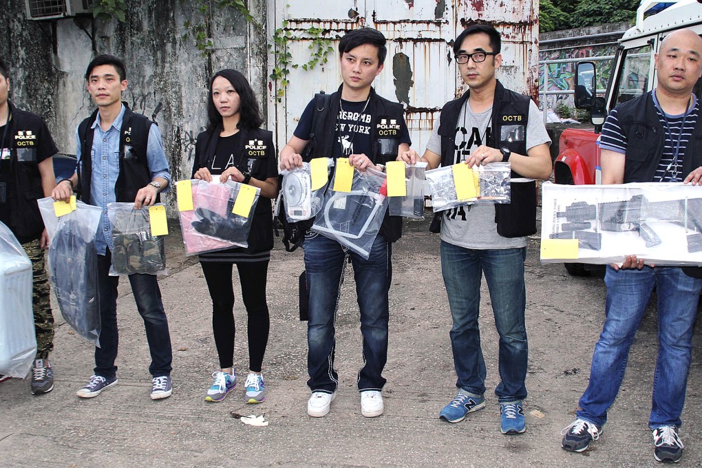 It is understood the explosive seized in the raids is triacetone triperoxide – also known as TATP. Photo: Sam Tsang