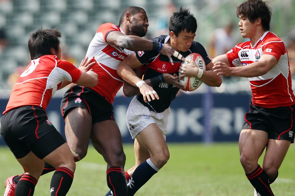 Hong Kong will probably have to overcome nemesis Japan to win the Asian qualifier. Photos: HKRFU