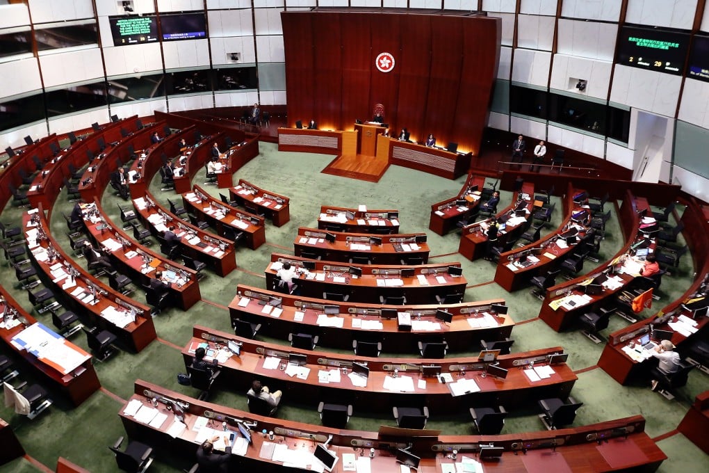 The debate for the election reform proposals at the Legco Chamber in Tamar. Photo: K. Y. Cheng