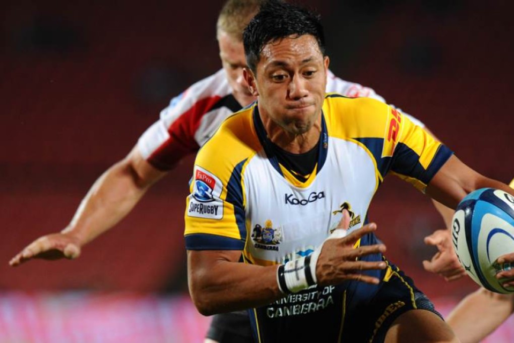 Fly-half Christian Lealiifano will be back in Cape Town on Saturday hoping to bury the memories of his fluffed conversion the last time his Brumbies faced Western Stormers at Newlands. Photos: AFP