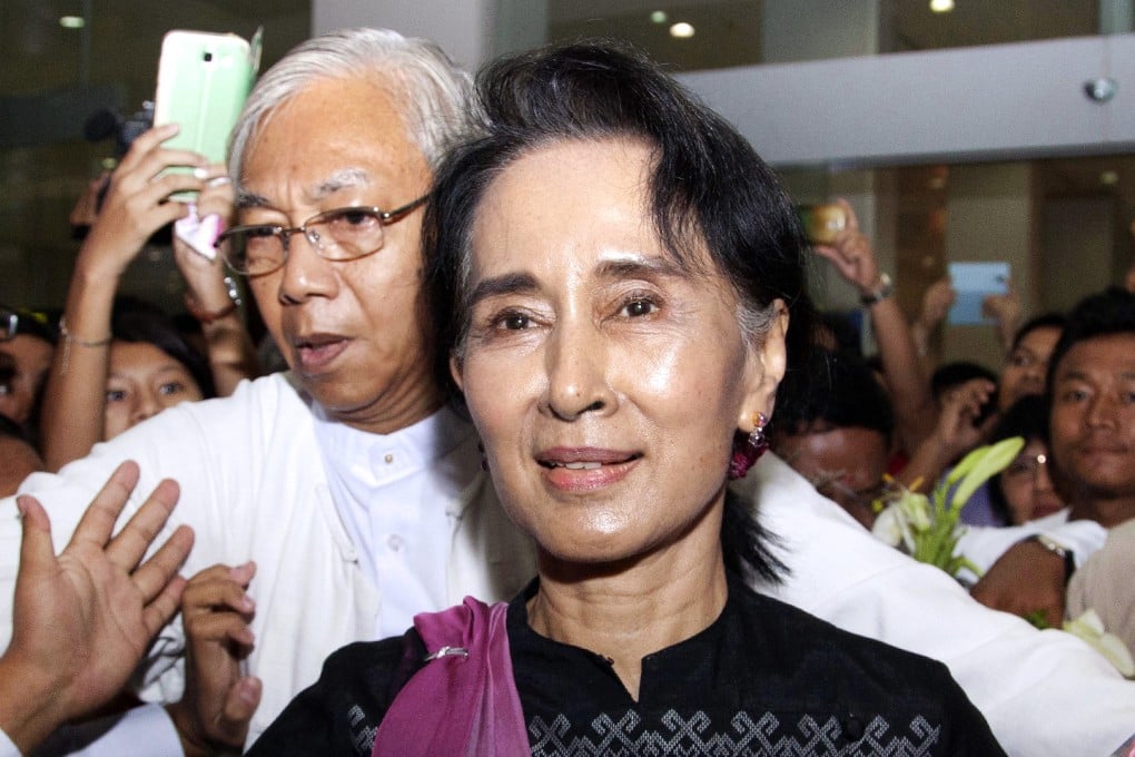 Myanmar opposition leader Aung San Suu Kyi dodged a direct question on whether the Rohingya should be given citizenship. Photo: AP