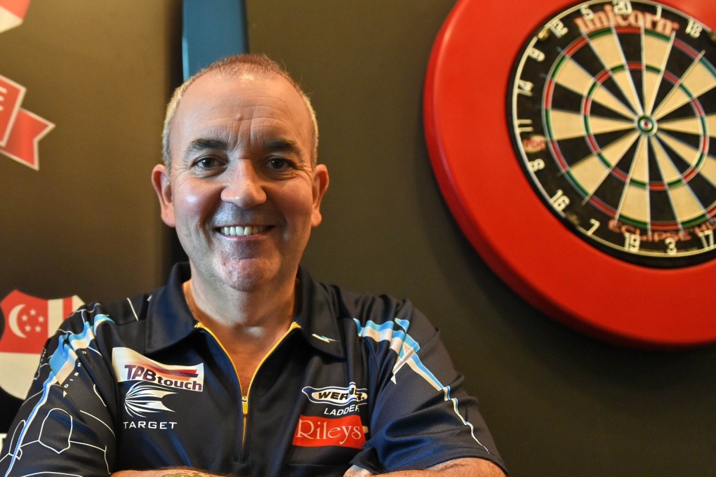 World number two Phil "The Power" Taylor of England will be coming to Hong Kong. Photo: AFP