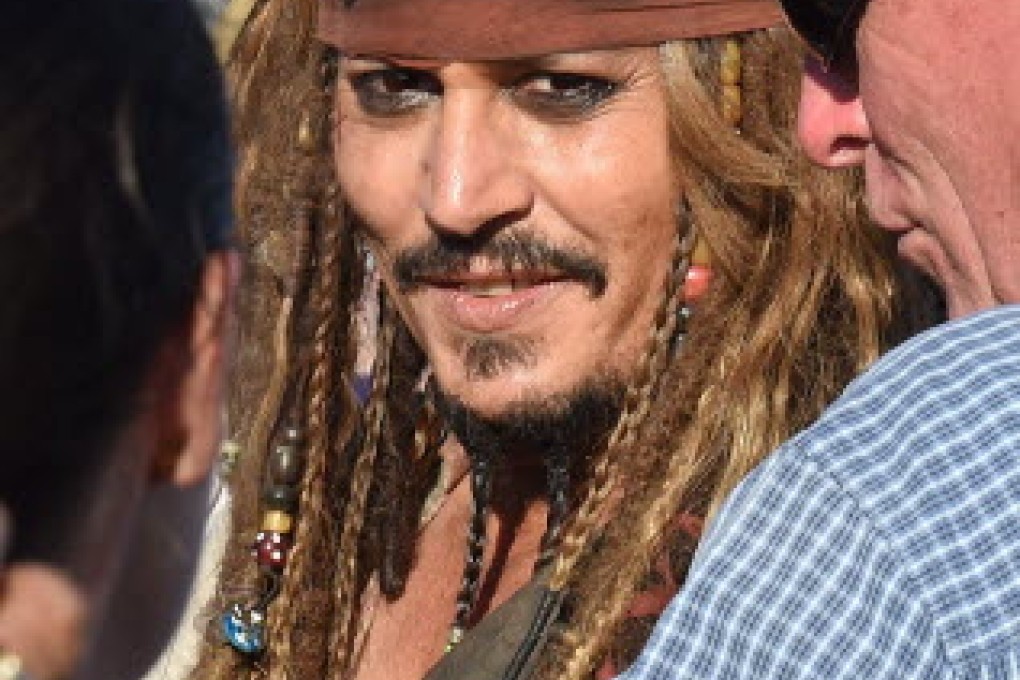 US actor Johnny Depp in his costume as Captain Jack Sparrow. Photo: EPA