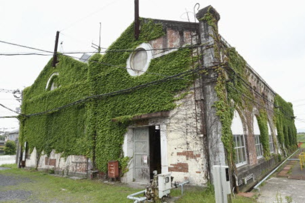 The Onga River Pump House of the former state-run Yawata Steel Works in Nakama, Fukuoka Prefecture constitutes one of the sites of Japan's industrial revolution in the Meiji era (1868-1911) recommended for registration on the UNESCO World Heritage list. Photo: Kyodo