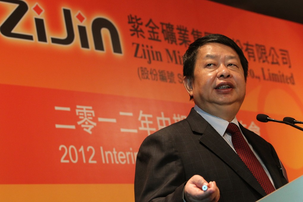 Zijin Mining Group, headed by Chen Jinghe, is looking to buy its third foreign mining asset in less than a month. Photo: May Tse