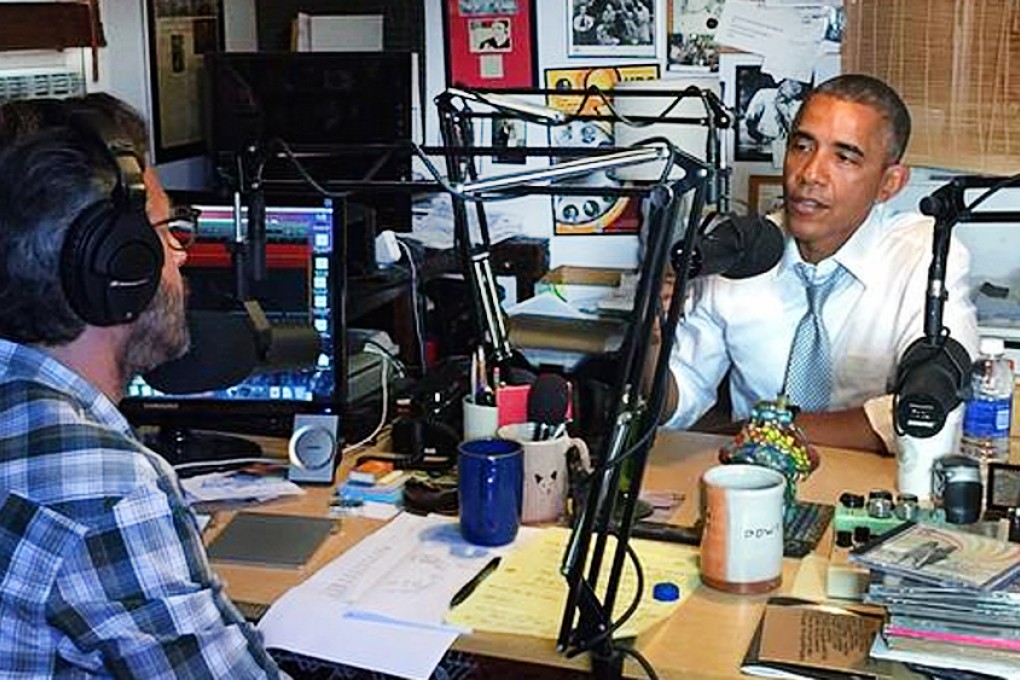 Obama's remarks came during an interview with comedian Marc Maron for his popular podcast, where crude language is often part of the discussion.