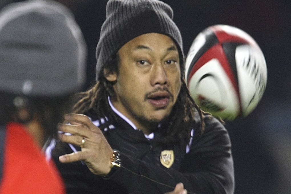 Tana Umaga while Toulon coach in 2009. Photo: AP