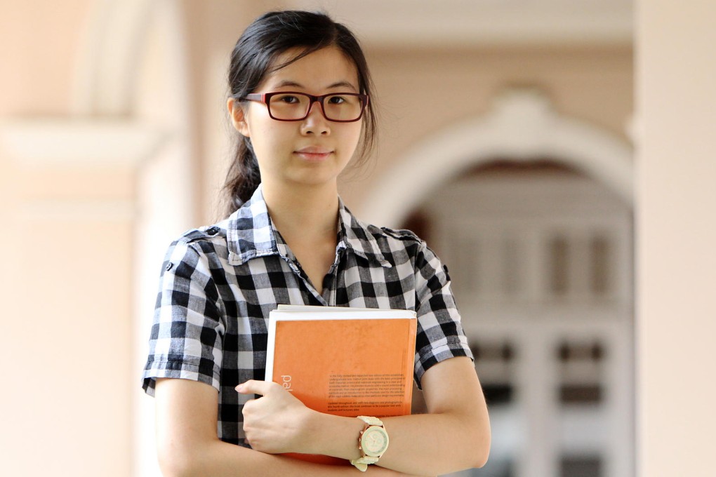 Milly Pun, who had chemotherapy treatment and a bone marrow transplant, is now studying to be an engineer. Photo: Franke Tsang