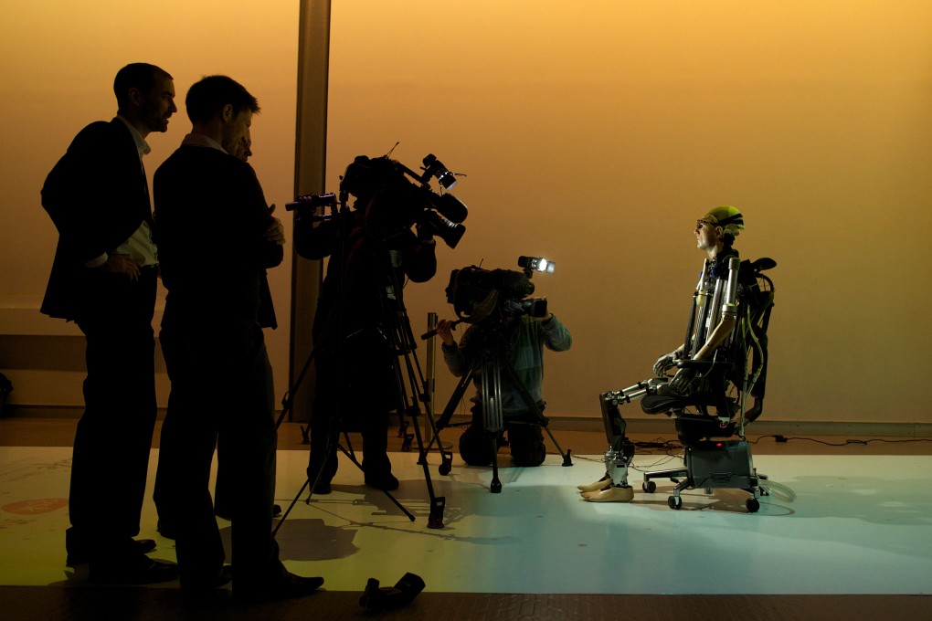 "Rex", the world's first "bionic man", is pictured in London in 2013. While the US$1 million humanoid may be a bit of a leap, bionic appendages are expected to become increasingly popular in the future. Photo: AFP