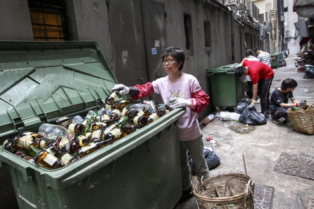 Citywide glass recycling needed.Photo: Jonathan Wong