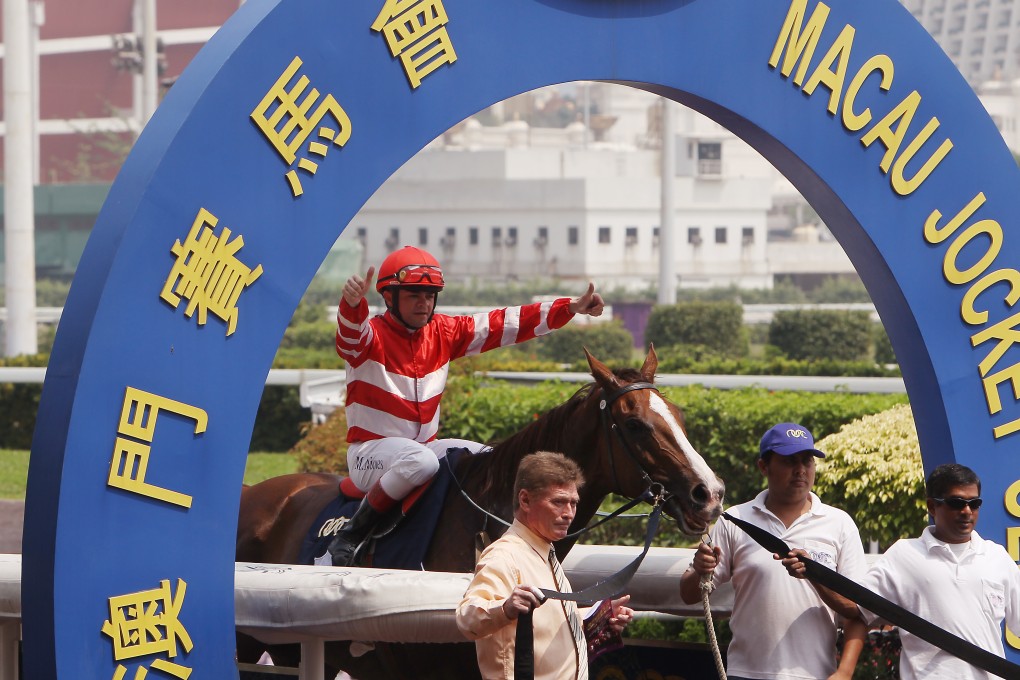 Competitors at the Macau Jockey Club. Photo: Sam Tsang