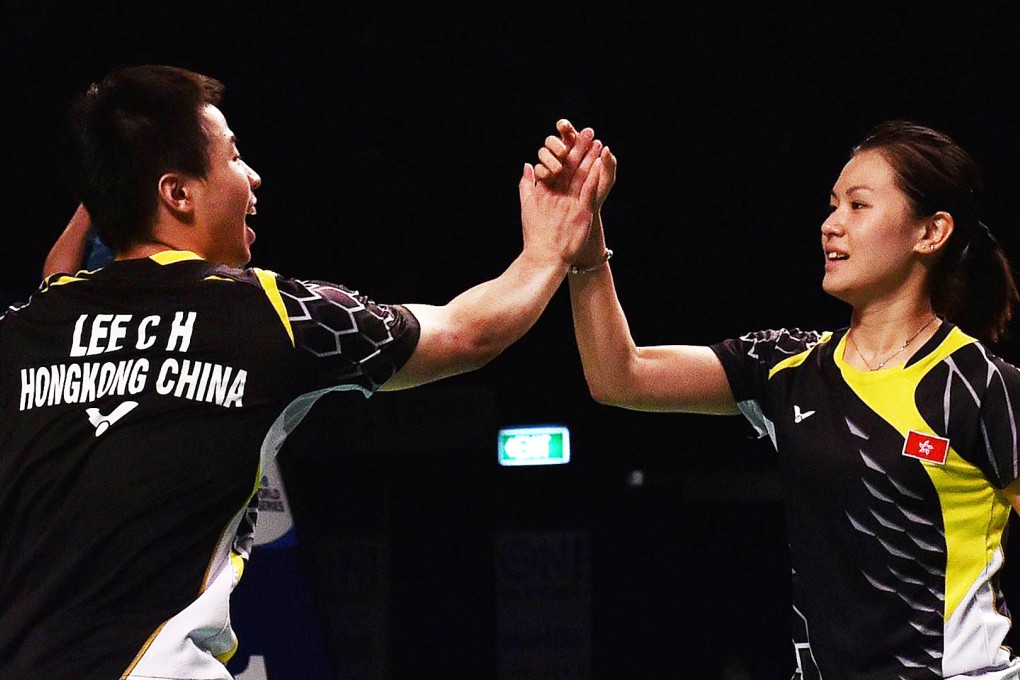 Lee Chun-hei and Chau Hoi-wah, pictured after winning in Australia, captured their second mixed doubles title in Canada. Photo: AFP