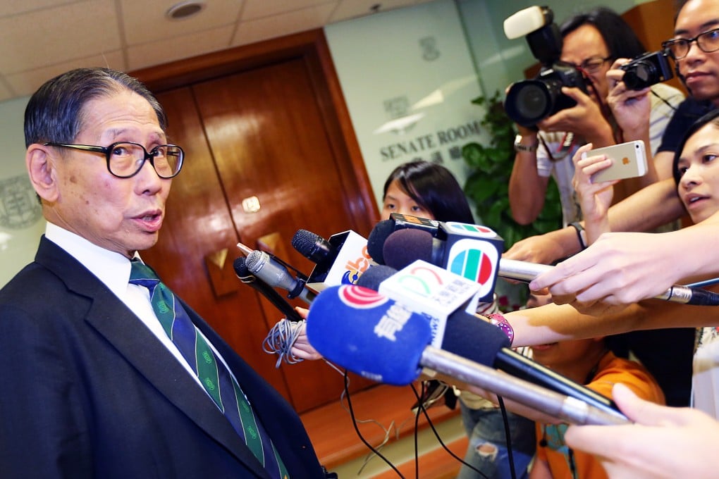 Governing council chairman Dr Leong Che-hung said the university was not dragging its feet on the appointment. Photo: David Wong