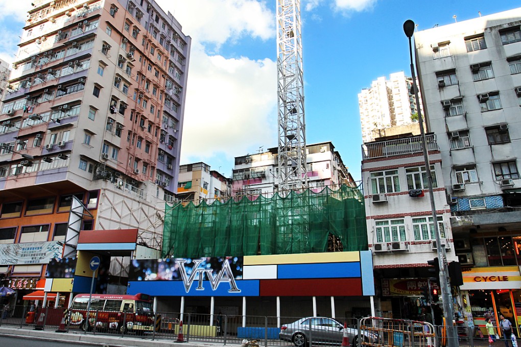 Construction site of VIVA, developed by Cheung Kong Property located in To Kwa Wan. Photo: Dickson Lee