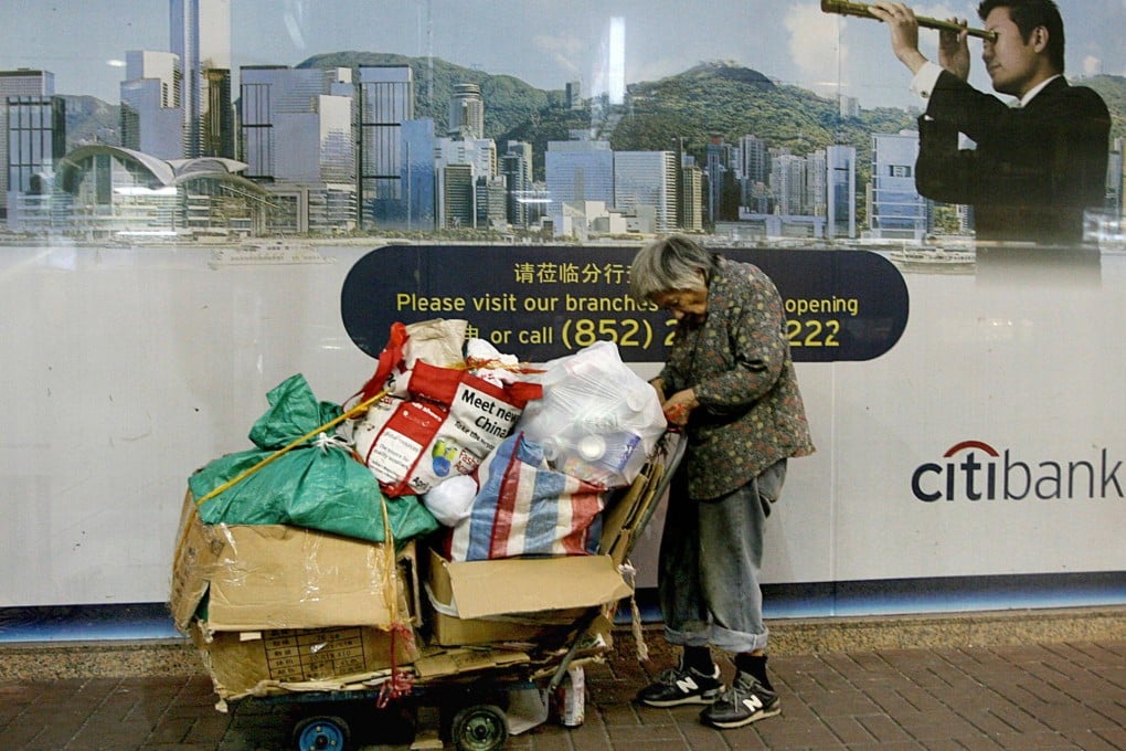 Hong Kong must also work hard to tackle the ageing population and narrow the wealth gap. Photo: AFP