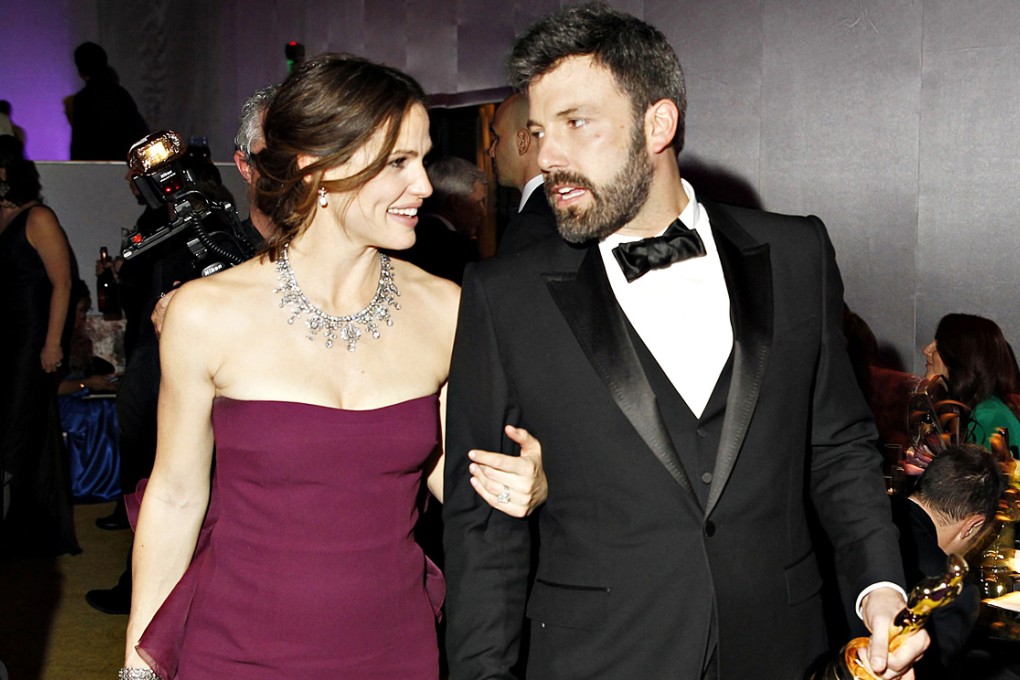 Jennifer Garner and Ben Affleck at the Governor's Ball following the 2013 Oscars. Photo: Reuters
