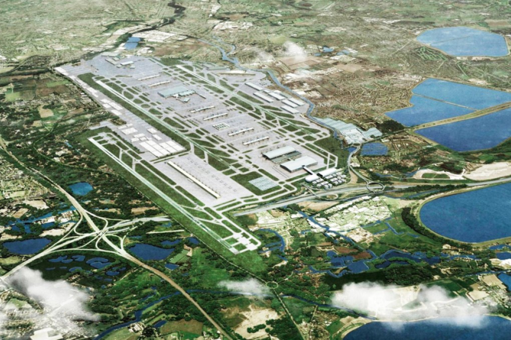 An artist's impression of the third runway. Photo: SCMP Pictures