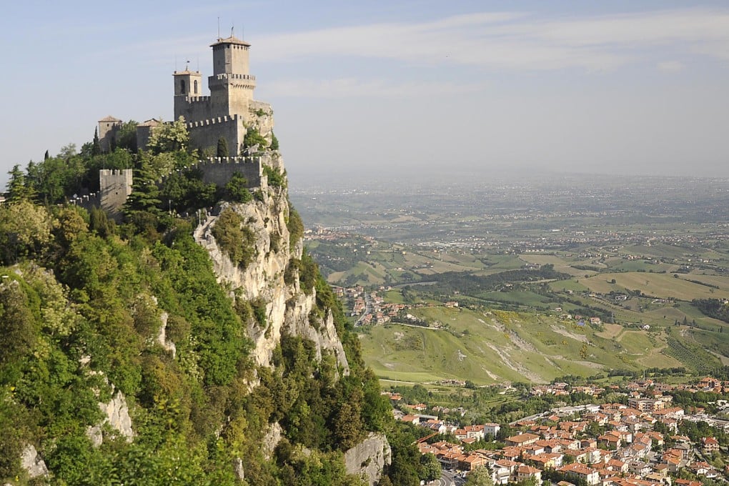 San Marino's medieval towers loom over the principality and surrounding Italian countryside. Photos: Tim Pile