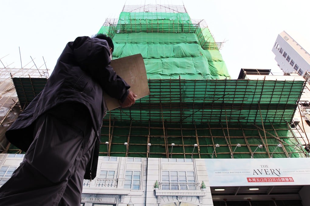 For residential property, construction costs in Hong Kong were among the most expensive. Photo: Edward Wong