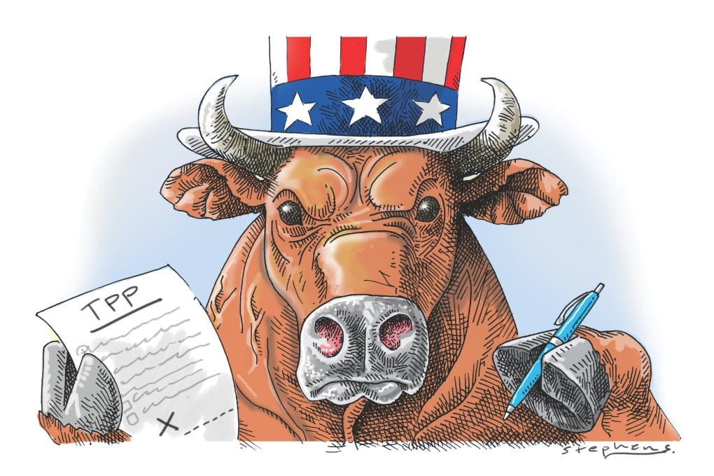 When you strip the TPP down, it is basically the US and Japan and a bunch of smaller players. It does begin to look like the Washington bully at work.