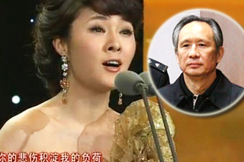 Luo Fei said her relationship with the former railway ministry official Zhang Shuguang (inset) was not a ruse to work for her own gain. Photos: SCMP Pictures