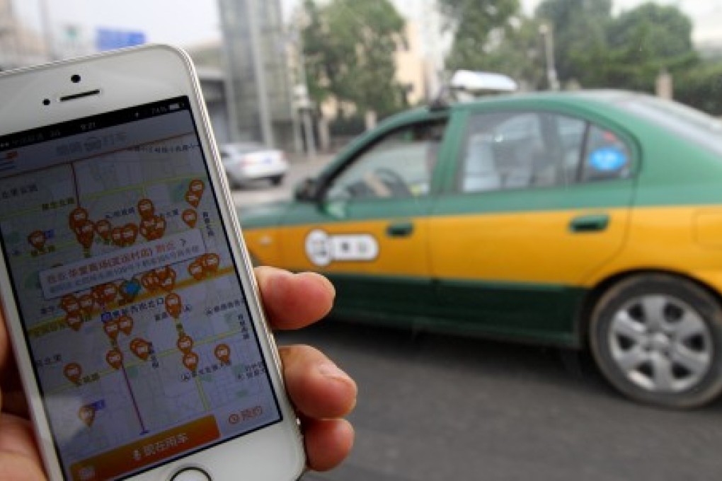 Car-hailing apps like Uber and Didi Kuaidi are causing a backlash among licensed taxi drivers across China. Photo: Simon Song