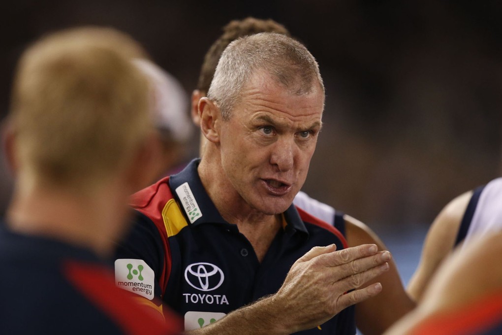 Phil Walsh had been tasked with revitalising the Adelaide Crows. Photo: AFP