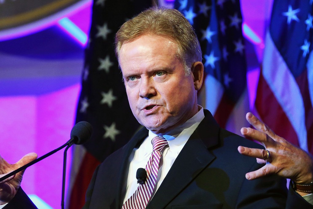 Webb, 69, a decorated Vietnam veteran, is expected to focus his campaign on helping working-class Americans compete in the economy. Photo: AFP