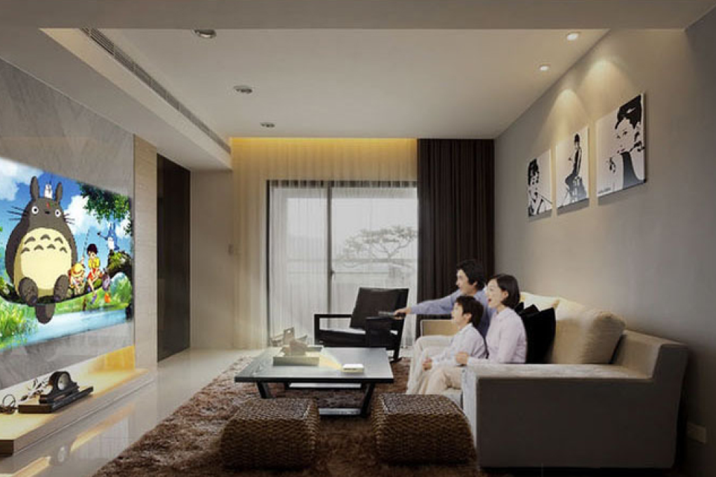 The start-up claims families can use the device to watch full HD movies at home or on the road, for example on camping trips. Photo: SCMP Pictures