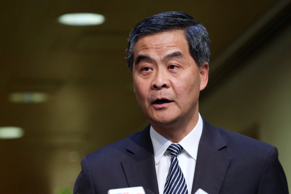 Hong Kong Chief Executive Leung Chun-ying. Photo: Felix Wong