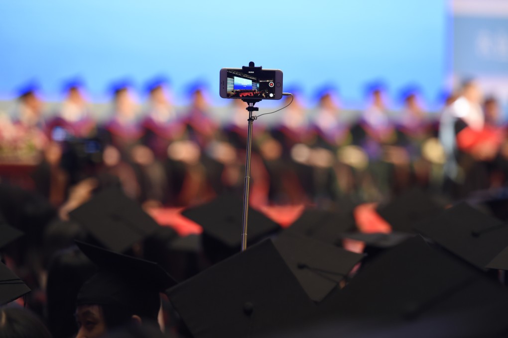 Fresh graduates in Guangzhou, China. Photo: Xinhua