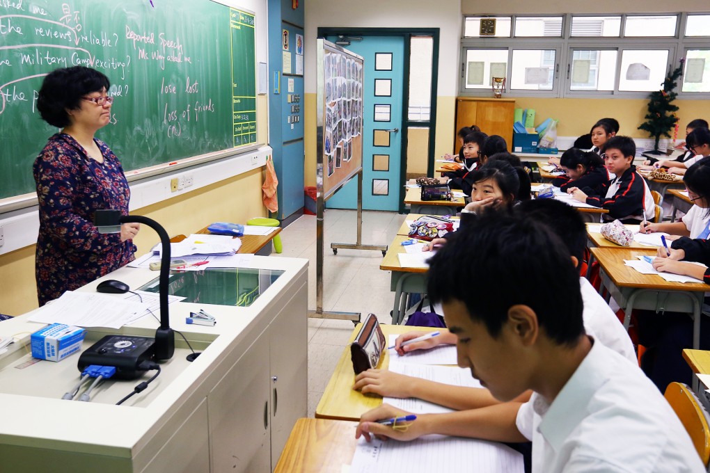 Government figures show that the number of pupils entering secondary school will decrease by 2,800 by next year to 54,100. Photo: Edmond So