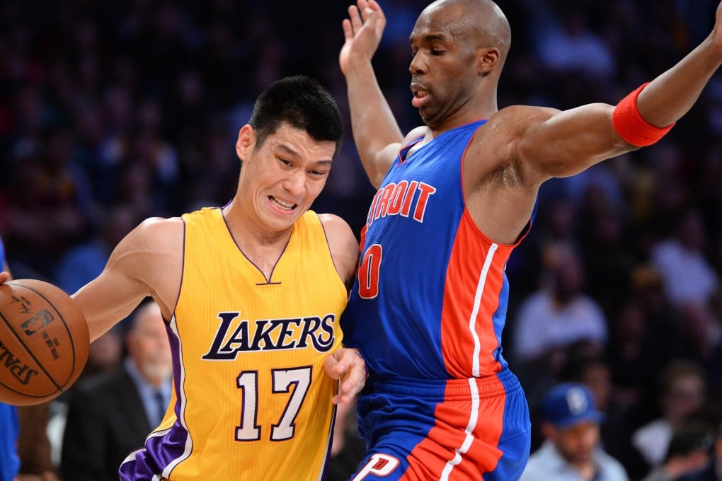 Jeremy Lin in action for the Lakers. Photo: AP